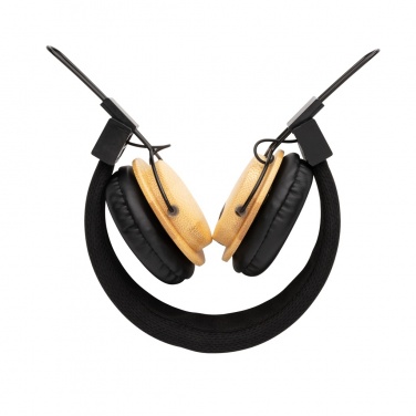 Logotrade promotional merchandise image of: Bamboo wireless headphone